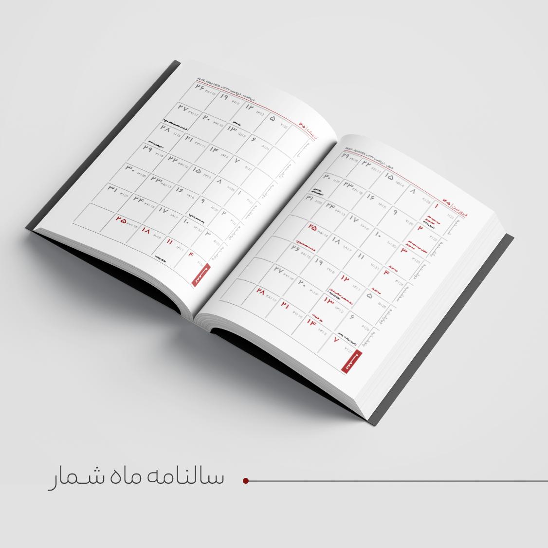 سالنامه سایزهای خاص