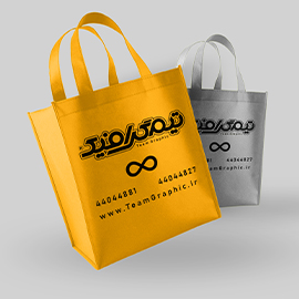 چاپ روی کیسه خرید پارچه ای دست دوز 3 طرف کاست