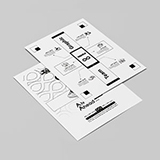 تراکت ریسو سیاه سفید