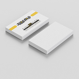 کارت ویزیت کتان امباس ساده یکرو