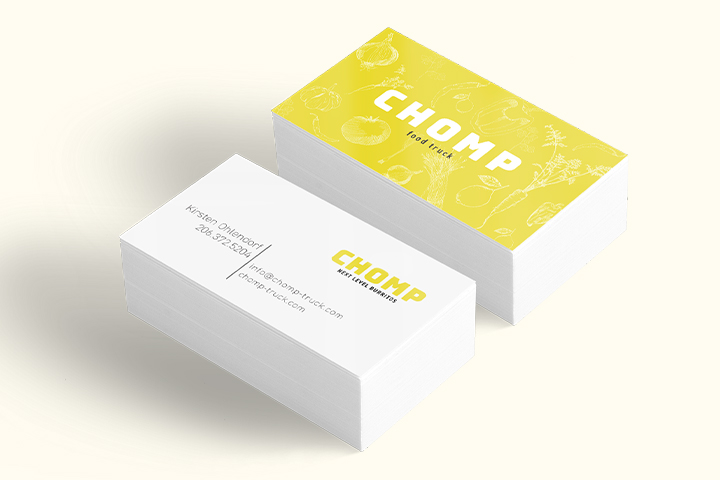کارت ویزیت Chomp