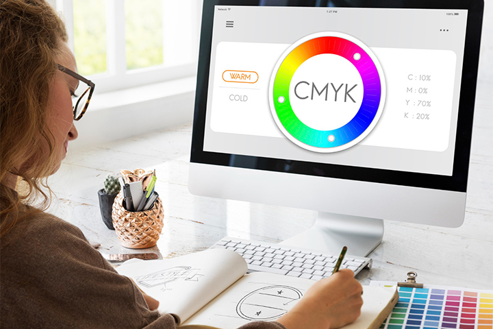 رنگ&zwnj;ها را در حالت CMYK تنظیم کنید