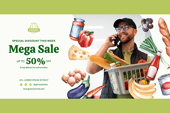 بهترین تبلیغات برای سوپرمارکت