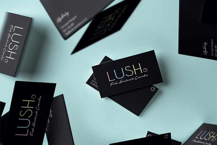 کارت ویزیت Lush