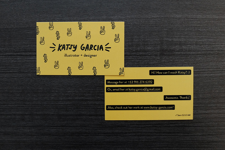 کارت ویزیت Katsy Garcia